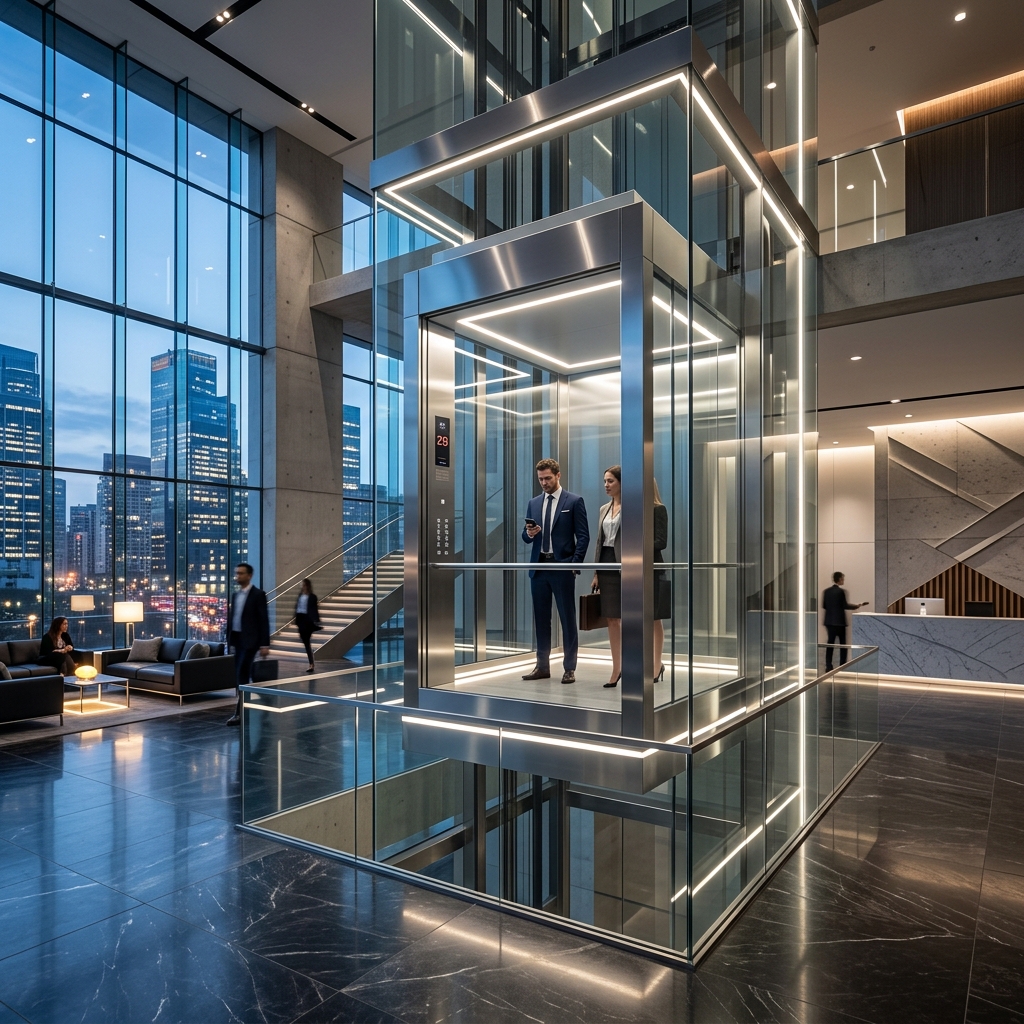 Luxurious Modern Elevator